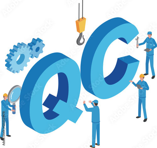 製造業QCのイメージイラスト
