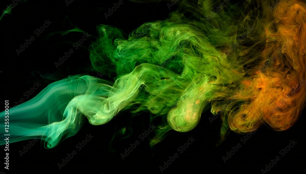 Fototapeta premium Witness the beauty of smoke in motion. 