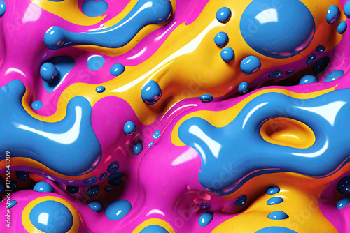 Abstract 3D fluid Endless b...