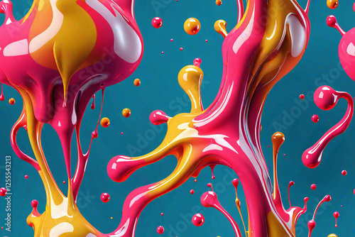 Abstract 3D fluid Endless b...