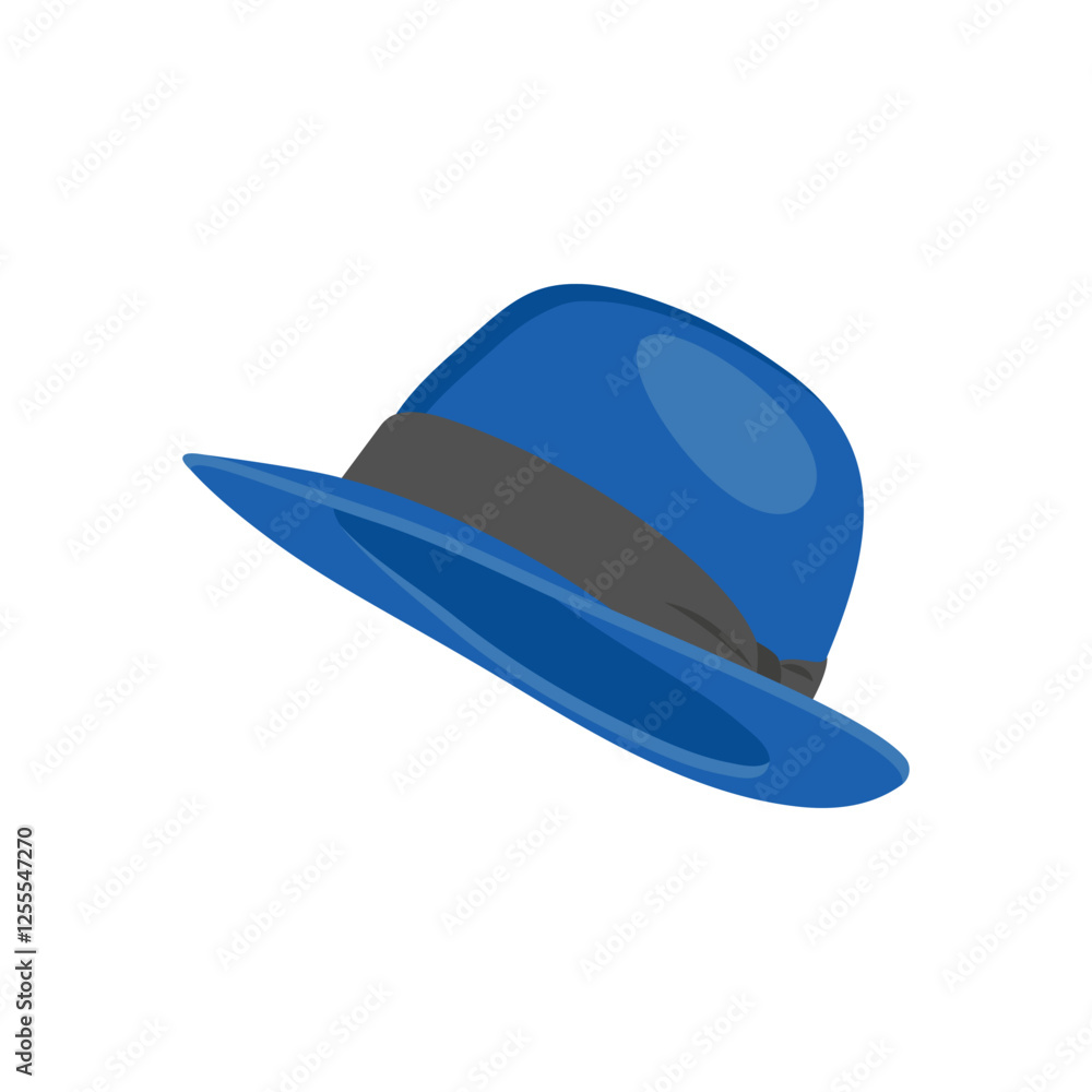 Fedora Hat , Autumn Isolated Vector Illustration Fedora Hat , Autumn Isolated Vector Illustration