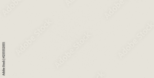 Grey grain texture. Rice paper. Neutral tone background with noise and speckles. Pale egg shell backdrop. Natural creamy canvas. Vector illustration.