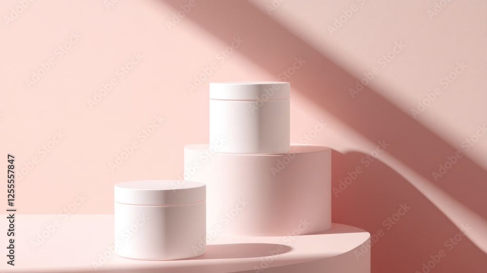 Clean Minimalistic Product Mockup with Soft Pastel Background Clean Minimalistic Product Mockup with Soft Pastel Background