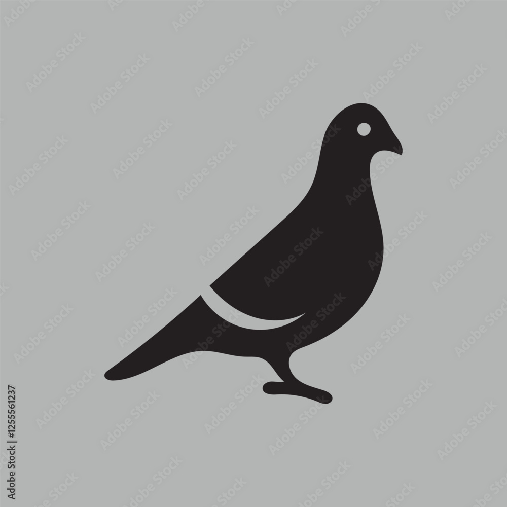 Fototapeta premium vector illustration of a pigeon