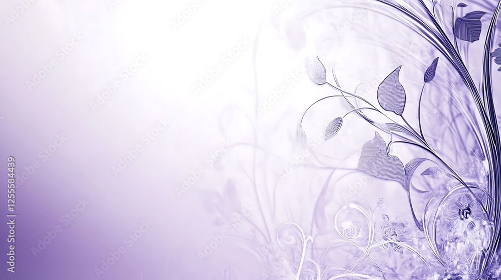 Lavender Floral Design Artistic Background Image Lavender Floral Design Artistic Background Image