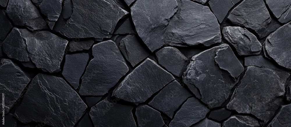 Dark, Textured Stone Wallwork A Close-Up View of Intricate Irregular Stonework Dark, Textured Stone Wallwork A Close-Up View of Intricate Irregular Stonework