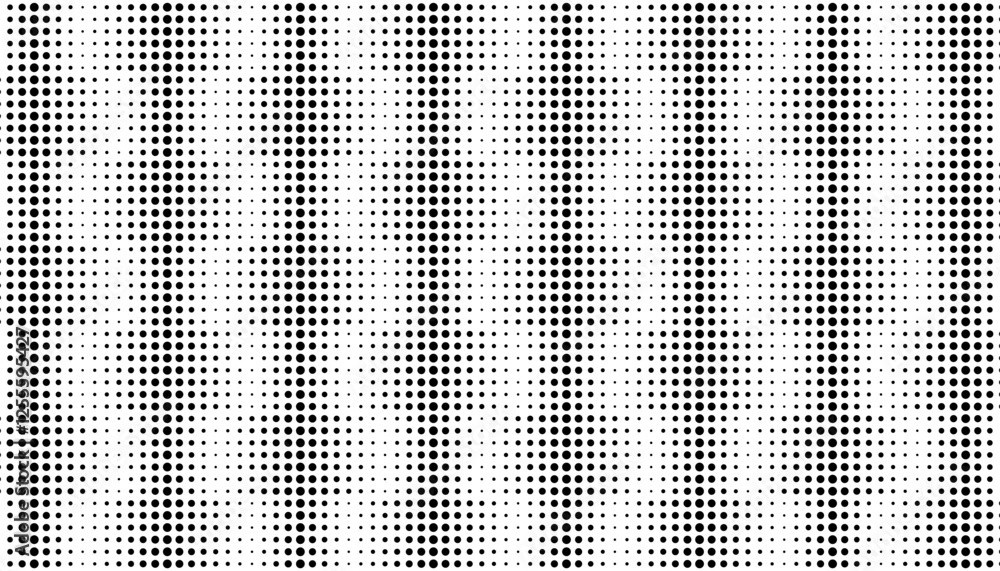 Fototapeta premium Black and white seamless halftone pattern with smooth transition effect. For sporty background and jersey design. Vector Format Illustration 