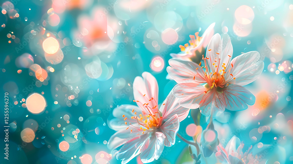 Beautiful gentle spring background with flowering branches. Empty space for text. For postcard, invitation, background
Beautiful gentle spring background with flowering branches. Empty space for text. For postcard, invitation, background