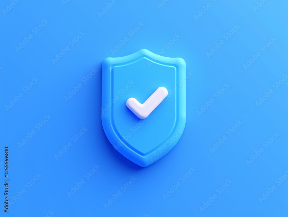 3D rendering of blue shield, 315 Consumer Rights Day concept illustration 3D rendering of blue shield, 315 Consumer Rights Day concept illustration