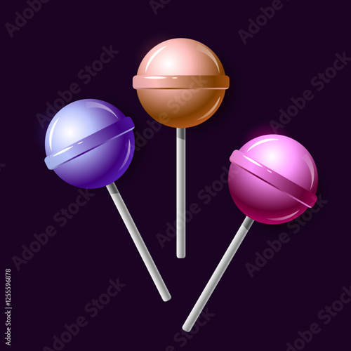 A round lollipop