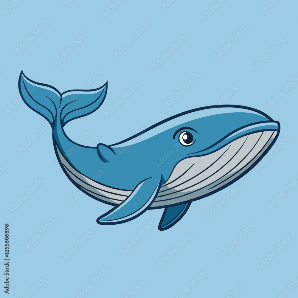 whale vector illustration