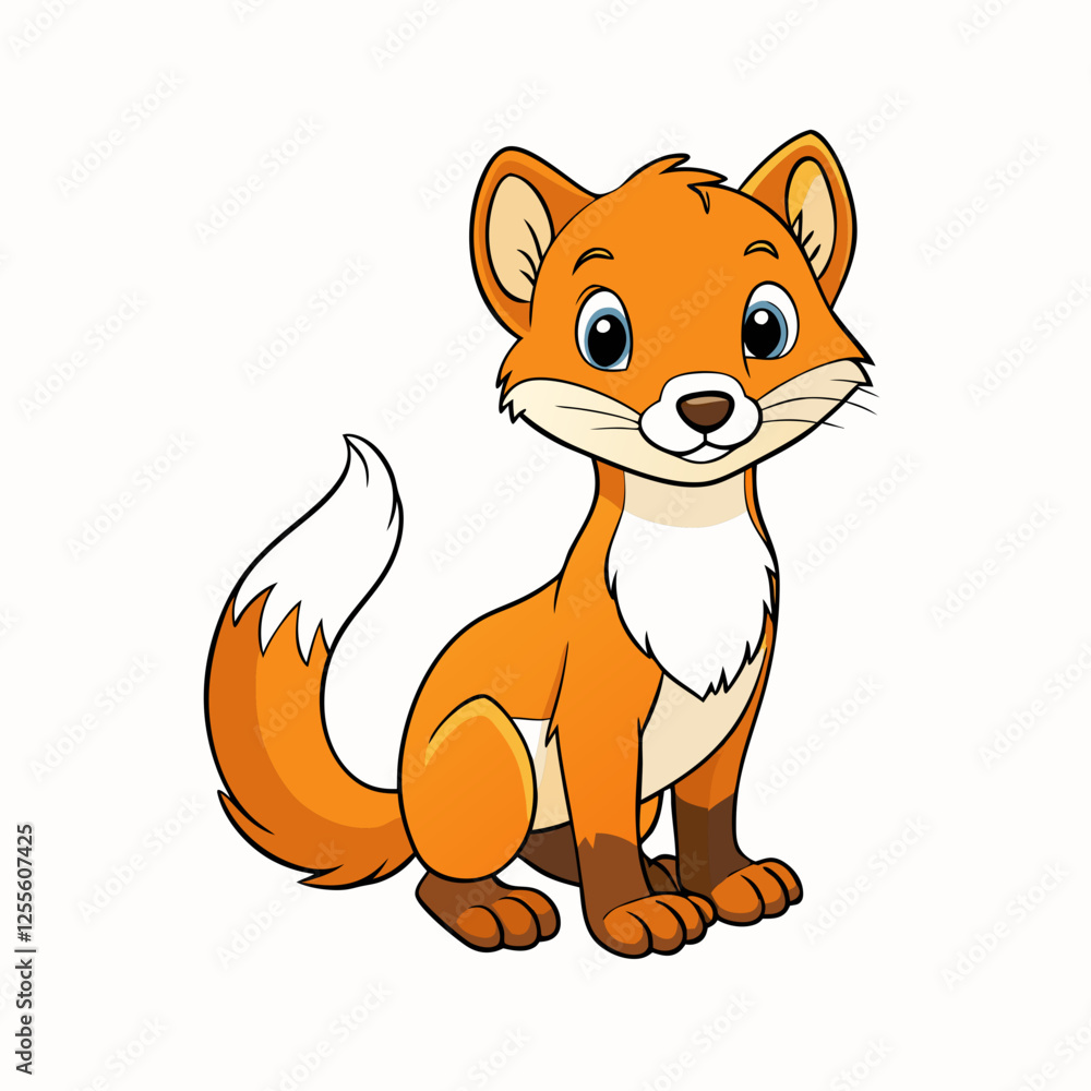 marten cartoon vector marten cartoon vector