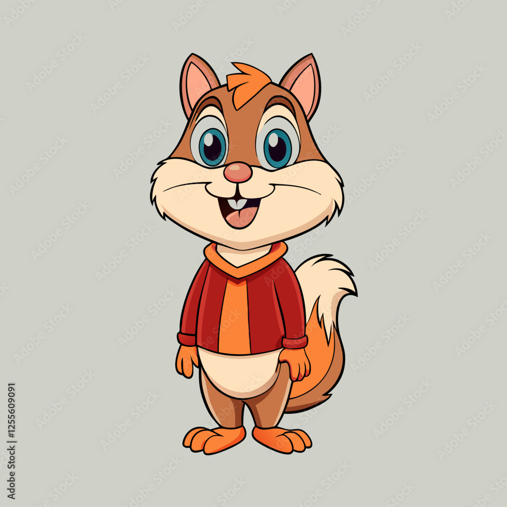 chipmunk cartoon vector chipmunk cartoon vector