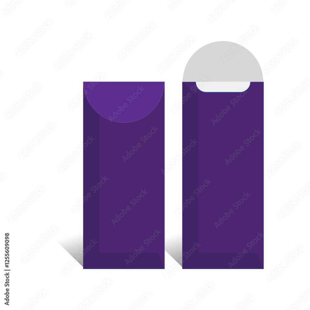 Envelope Size 11.5 x 4.75 template, With 3D Box, Vector File Envelope Size 11.5 x 4.75 template, With 3D Box, Vector File