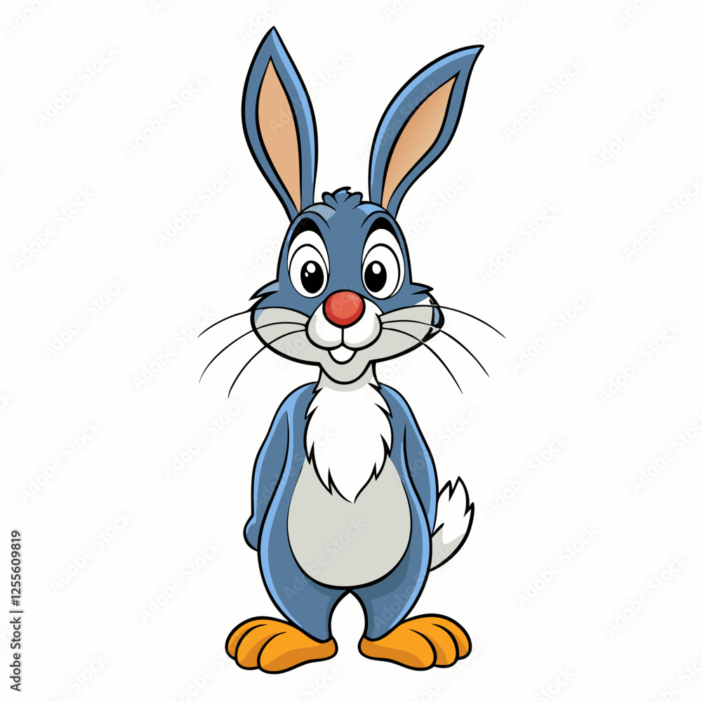 Fototapeta premium hare cartoon vector