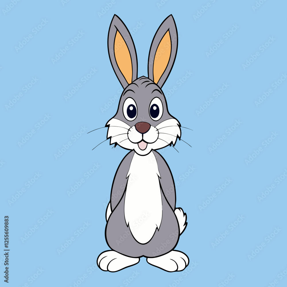 Fototapeta premium rabbit cartoon vector