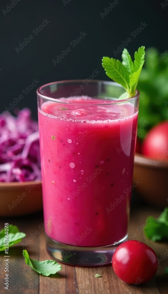 Glass of sauerkraut juice, bowl of shredded cabbage, healthy eating, drink, close-up Glass of sauerkraut juice, bowl of shredded cabbage, healthy eating, drink, close-up