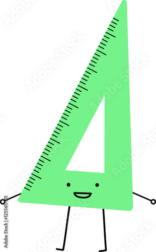 the shape of a triangle ruler