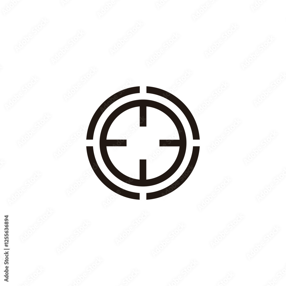 circle, target, technology geometric symbol simple logo vector circle, target, technology geometric symbol simple logo vector