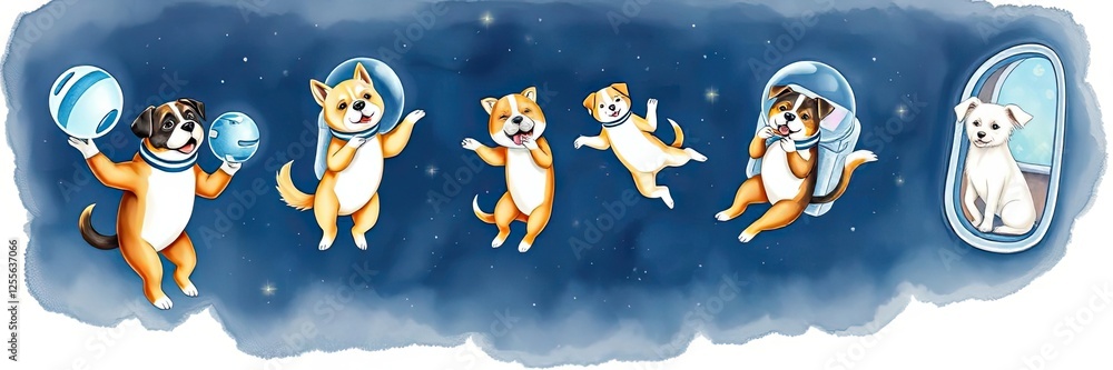 Adorable Dogs in Space Astronaut Pups Galaxy Adventure Cute Canine Cosmonauts Adorable Dogs in Space Astronaut Pups Galaxy Adventure Cute Canine Cosmonauts