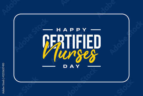 Certified Nurses Day holiday concept