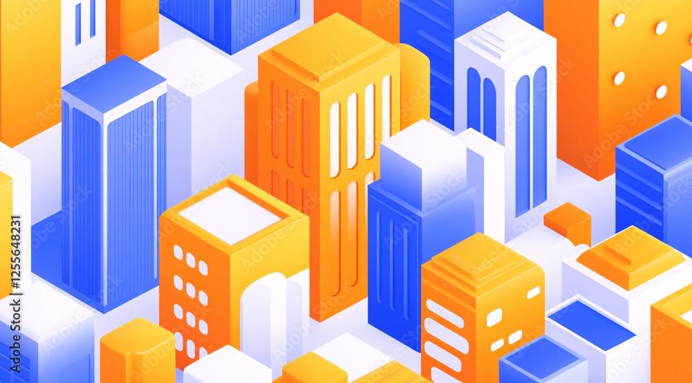 Futuristic smart digital city smart city and technology business concept Futuristic smart digital city smart city and technology business concept