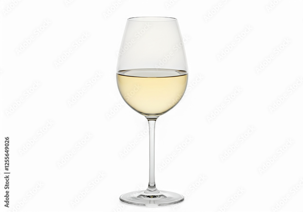 Elegant Glass of White Wine on a Dark Background for Celebration Elegant Glass of White Wine on a Dark Background for Celebration