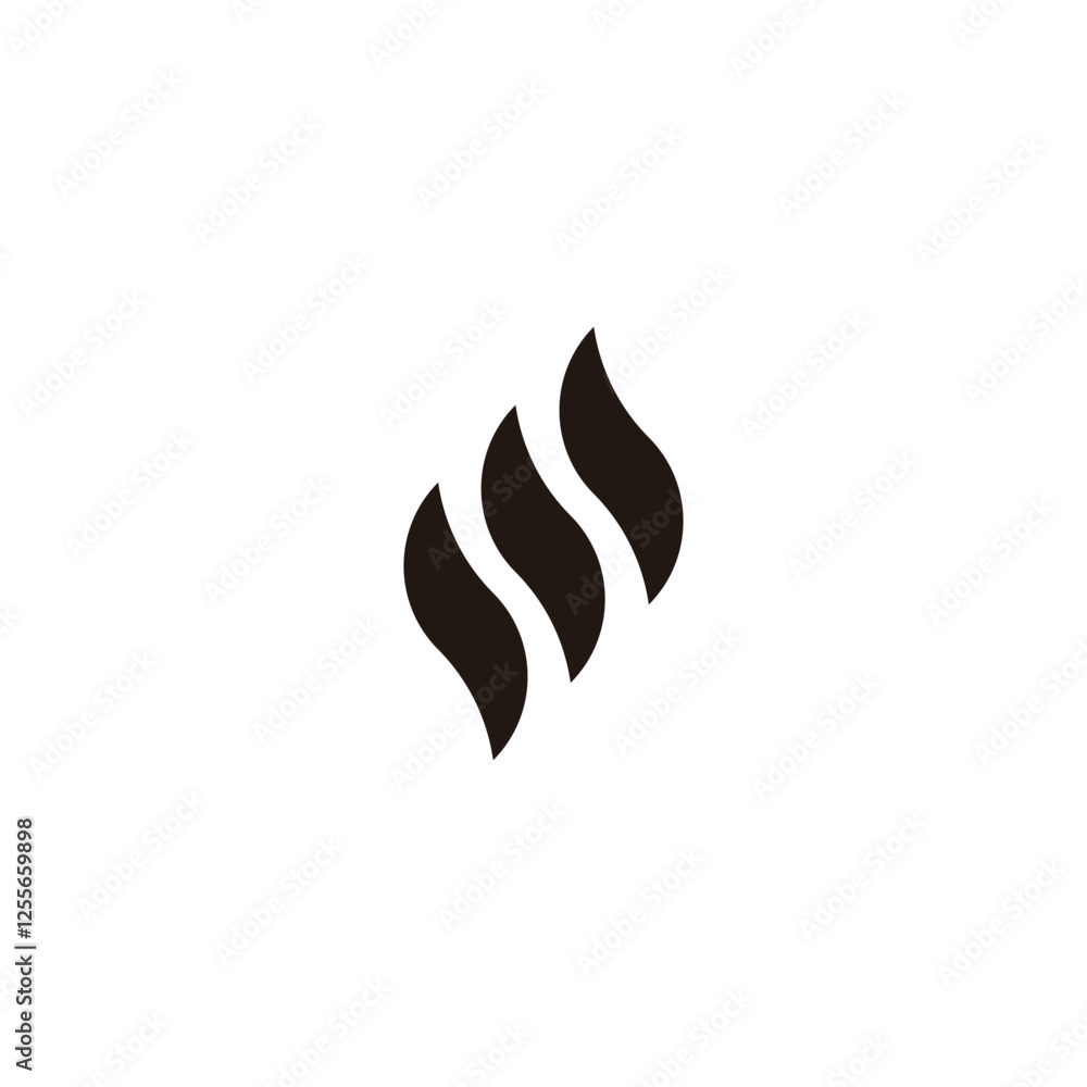 Letter ms fire geometric symbol simple logo vector Letter ms fire geometric symbol simple logo vector
