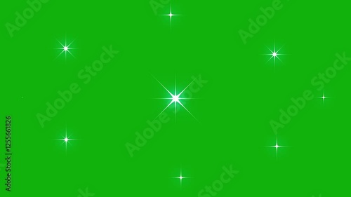 Wallpaper Mural Magical Fairy Lights: Animated Twinkling Stars and Shimmering Dust for green Screen Backgrounds Torontodigital.ca