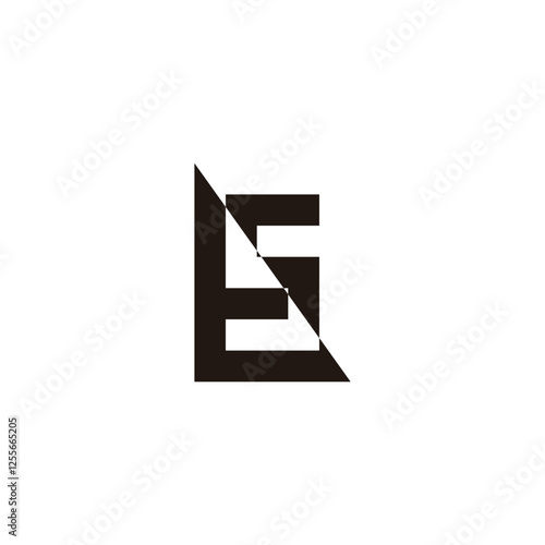 Free Download Letter tS square, triangle geometric symbol simple logo vector - GFXLoad
