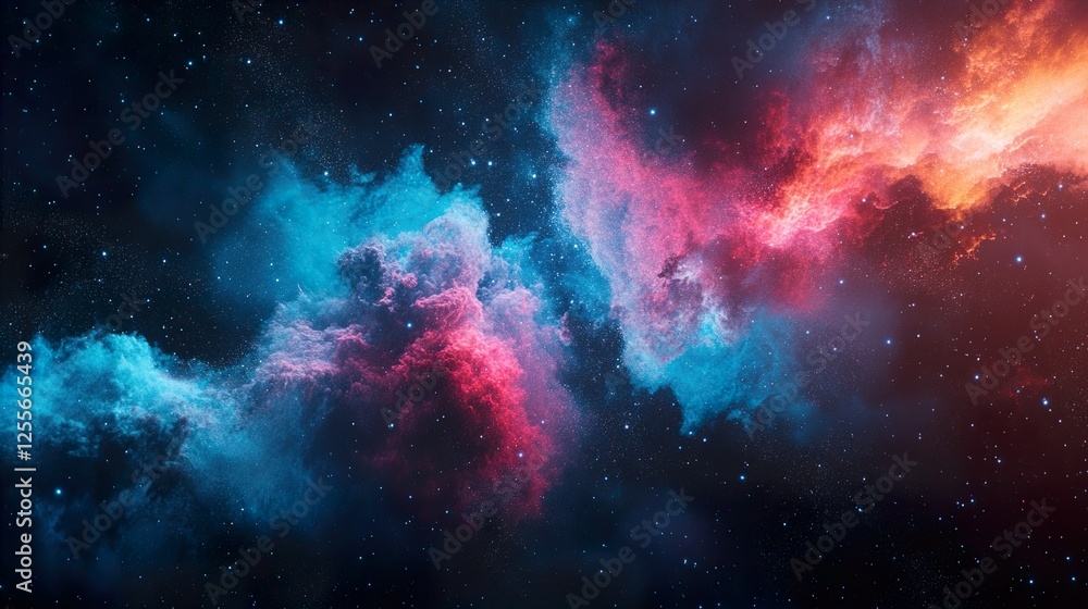 Naklejka premium Deep Outer Space Anaconda 4K 