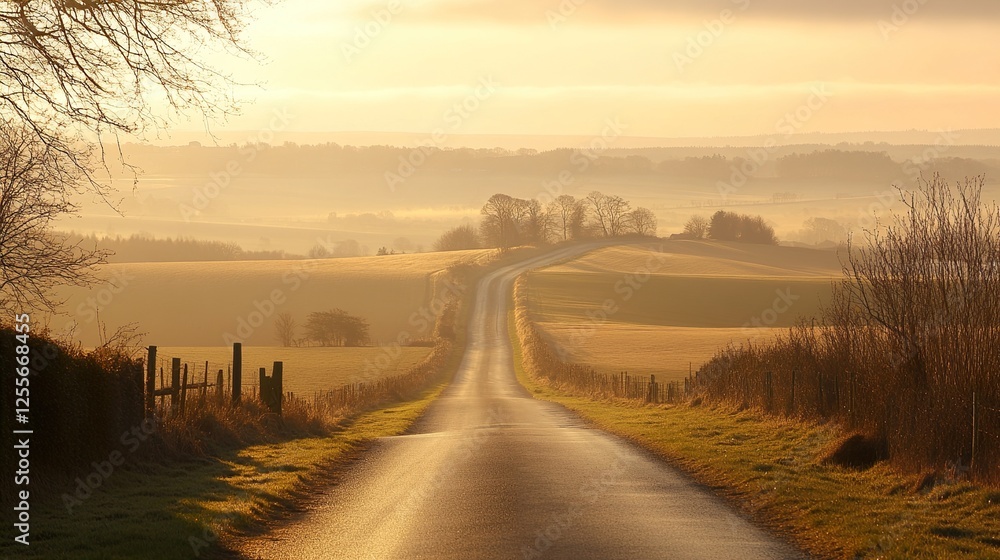 Countryside Road Horizon View
Countryside Road Horizon View