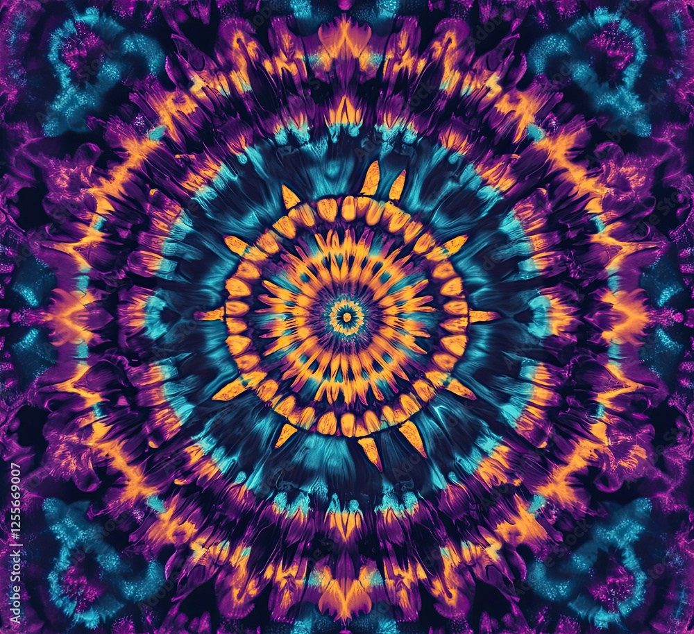 Abstract textured spiral folded rainbow colorful tie dye textured background. Colorful tie dye pattern abstract background. Abstract textured spiral folded rainbow colorful tie dye textured background. Colorful tie dye pattern abstract background.