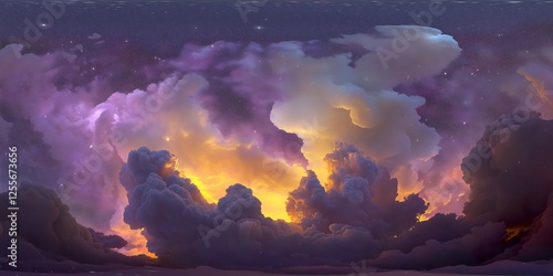 Fantasy Nebula 360� Equirectangular HDRI
