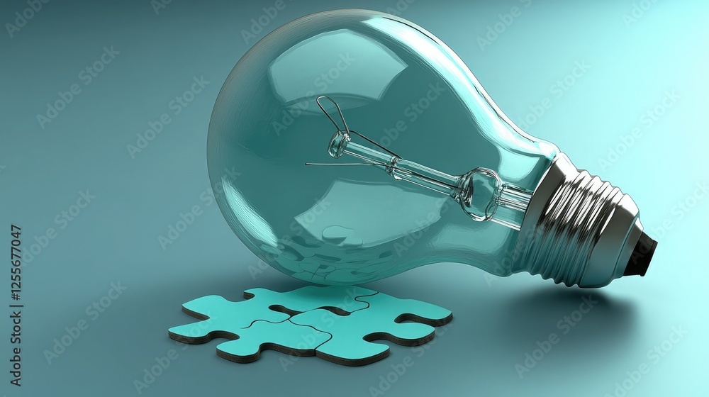 A lightbulb with a puzzle piece fitting into it, representing the integration of new ideas into existing frameworks A lightbulb with a puzzle piece fitting into it, representing the integration of new ideas into existing frameworks