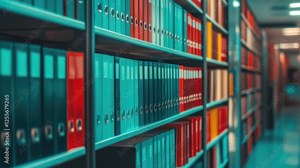 A neatly organized filing system, symbolizing efficient handling of customer information