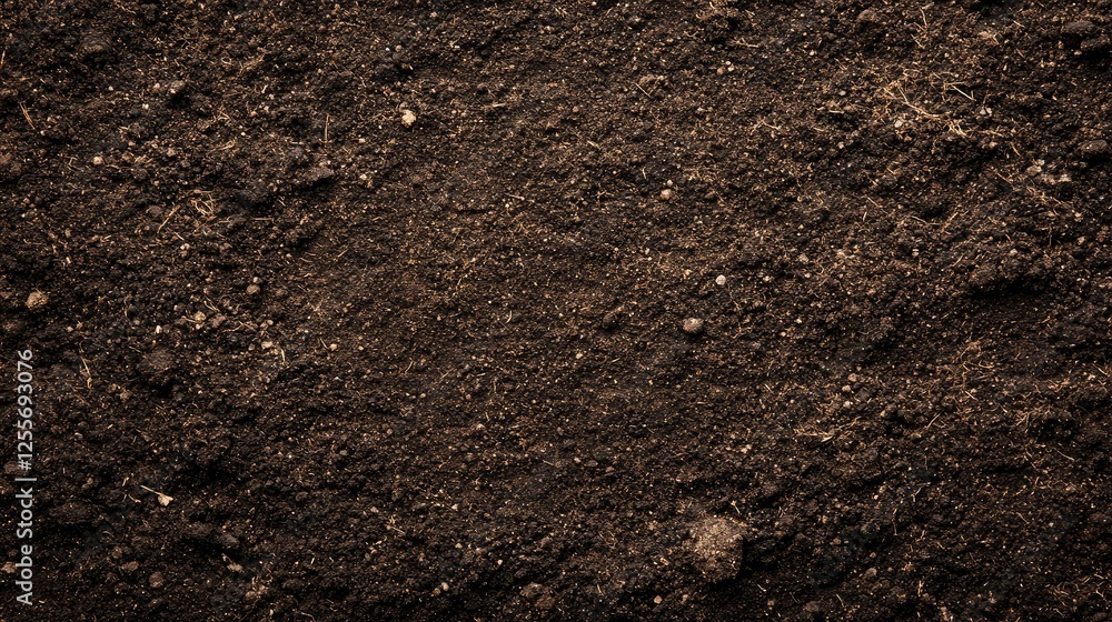 Close-up of a freshly plowed field with rich, dark soil, ready for planting, symbolizing the preparation stage of farming. Close-up of a freshly plowed field with rich, dark soil, ready for planting, symbolizing the preparation stage of farming.