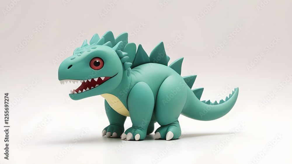 Fototapeta premium かわいい怪獣のミニチュア