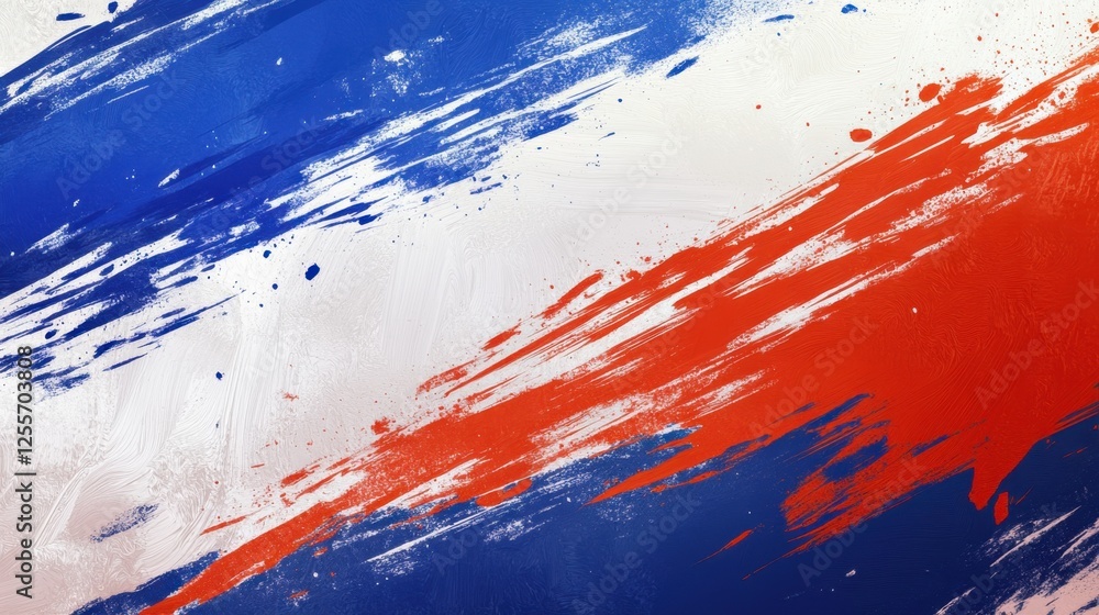 Abstract Red Blue White Brushstrokes Paint Texture Background Design Abstract Red Blue White Brushstrokes Paint Texture Background Design