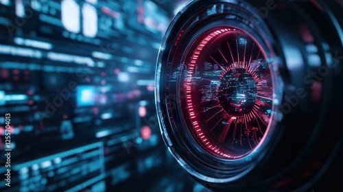 Wallpaper Mural Futuristic Jet Engine Close-Up
 Torontodigital.ca