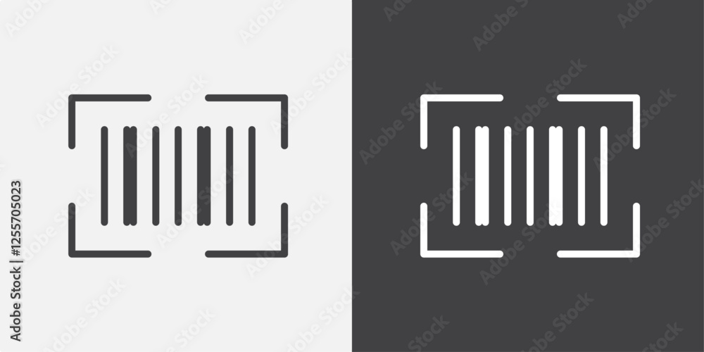 Barcode read vector icons collection graphic designs for ui designs Barcode read vector icons collection graphic designs for ui designs