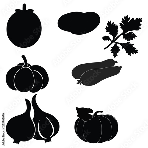 Vegetable silhouette
