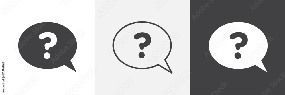 Comment question vector icons collection graphic designs for ui designs Comment question vector icons collection graphic designs for ui designs