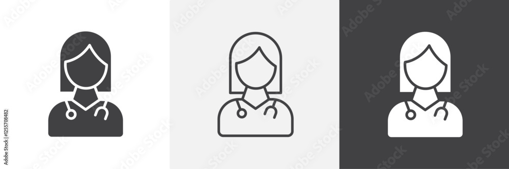 Doctor vector icons collection graphic designs for ui designs Doctor vector icons collection graphic designs for ui designs