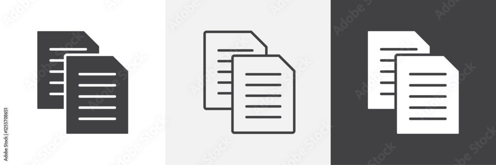 Duplicate vector icons collection graphic designs for ui designs Duplicate vector icons collection graphic designs for ui designs