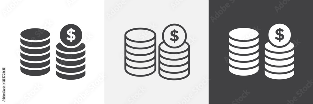 Earning vector icons collection graphic designs for ui designs Earning vector icons collection graphic designs for ui designs