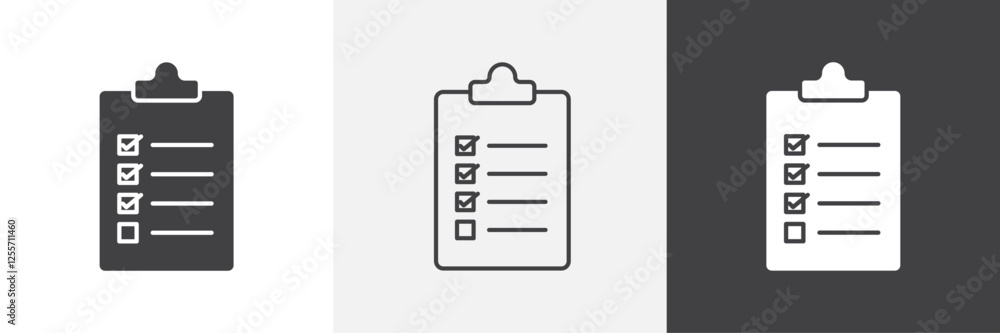 List check vector icons collection graphic designs for ui designs List check vector icons collection graphic designs for ui designs