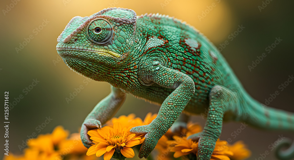 Obraz premium chameleon