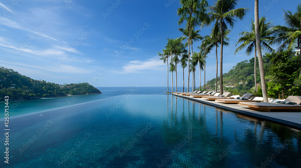 Luxury Infinity Pool with Stunning Ocean View Luxury Infinity Pool with Stunning Ocean View