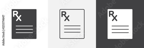 RX vector icons collection graphic designs for ui designs